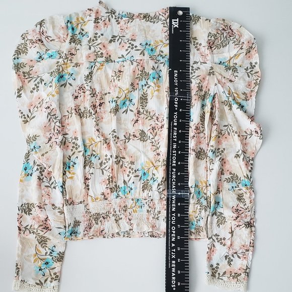 AMERICAN RAG Lace Trimmed Top - Picture 9 of 11